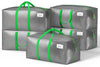Lot 5 sacs de demenagement grand format avec sangles et poignee gris - vounat.shop