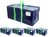 Lot de 5 sacs de demenagement grand format avec sangles et poignee bleu - vounat.shop