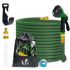 Tuyau d’Arrosage Extensible 15m Renforce avec Accessoires vert - vounat.shop
