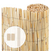 Canisse en roseau renforcée Brise vue naturel avec attaches de fixation 140x300cm - vounat.shop