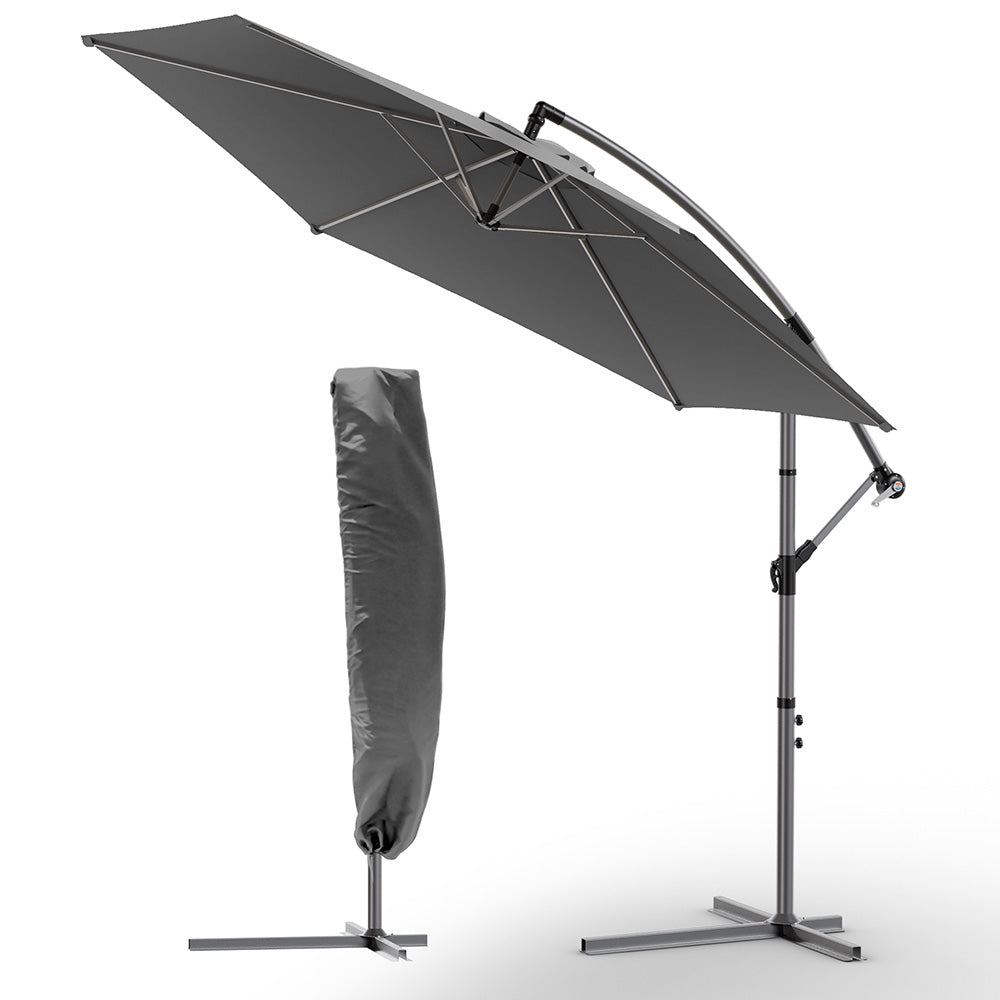 Parasol deporte 3M Gris fonce avec housse de protection - vounat.shop