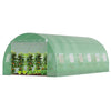 Grande Serre de jardin 18m2 en acier galvanisé - Taille : 6x3x2M - vounat.shop
