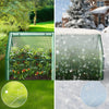 Mini Serre de jardin avec 2 portes enroulables bache PE renforcee 135g/m2 180x90x90cm Vert - vounat.shop
