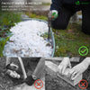 Bordure de jardin plastique flexible 10m avec piquets gris bordé de vert clair - vounat.shop