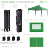Tonnelle de Jardin 3x3m POP UP installation facile avec portes et fenetres Vert - vounat.shop