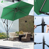 Parasol deporte 3M avec housse de protection et sangle de fixation Vert - vounat.shop