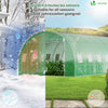 Grande Serre de jardin 18m2 en acier galvanisé - Taille : 6x3x2M - vounat.shop
