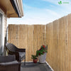 Canisse en roseau naturel Brise vue avec attaches de fixation 140x600cm - vounat.shop