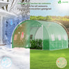 Serre de jardin tunnel 9m2 en acier galvanise - vounat.shop
