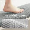 Lot de 2 Tapis de Bain Antidérapant microfibre 60x90cm gris - vounat.shop