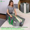 Lot 10 sacs de demenagement grand format avec sangles et poignee gris - vounat.shop