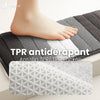 Lot de 2 Tapis de Bain Antidérapant microfibre motif dégradé 60x90cm gris - vounat.shop