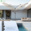 Parasol deporte 3M avec housse de protection et sangle de fixation Beige - vounat.shop