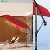 Parasol deporte 3M avec housse de protection et sangle de fixation Rouge - vounat.shop