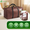 Lot 10 sacs de demenagement grand format avec sangles et poignee marron - vounat.shop