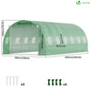 Grande Serre de jardin 18m2 en acier galvanisé - Taille : 6x3x2M - vounat.shop