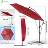 Parasol deporte 3M avec housse de protection et sangle de fixation Rouge - vounat.shop