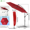 Parasol deporte 3M Rouge fonce avec housse de protection - vounat.shop