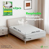 Lot de 2 Protège Matelas Alèse Impermeable avec jupe elastiquee 140x200x30cm - vounat.shop