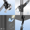 Parasol deporte 3M avec housse de protection et sangle de fixation Gris - vounat.shop