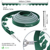 Bordure de jardin plastique flexible 10m avec piquets vert bordé de vert clair - vounat.shop