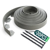 Bordure de jardin plastique flexible 10m avec piquets gris - vounat.shop