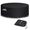 Housse salon de jardin bache de protection 420D φ190x73cm noire - vounat.shop