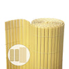 Canisse PVC brise vue ultra renforce avec attaches de fixation 90x300cm beige - vounat.shop