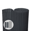 Canisse PVC brise vue ultra renforce avec attaches de fixation 80x300cm gris - vounat.shop