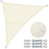 Voile d'ombrage Triangle en Polyester Imperméable avec Kit de Montage 3x3x3m Beige - vounat.shop