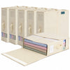 Lot de 6 Sacs de Rangement Drap de Lit Pliable 38,5x33x12cm Beige - vounat.shop