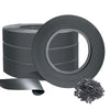 Kit de lamelles occultantes PVC brise vue 300m x 4.7cm avec 600 clips Gris - vounat.shop
