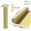 Canisse PVC brise vue ultra renforce avec attaches de fixation 100x300cm beige - vounat.shop