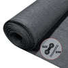 Brise vue occultant en HDPE 150g/m² 1.5x10m avec attaches de fixation anthracite - vounat.shop
