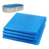 Bache a bulle piscine 120 microns rectangulaire decoupable 600x400cm bleu - vounat.shop