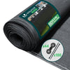 Brise vue occultant en HDPE 90g/m² 1.5x20m avec attaches de fixation anthracite - vounat.shop
