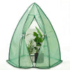 Serre de jardin hivernage dome avec bache PE 160x160x180cm Vert - vounat.shop