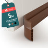 Bas de porte isolant coupe froid 500 cm marron - vounat.shop