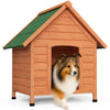 Niche pour Chien Extérieure en Bois 72x65x83cm - vounat.shop