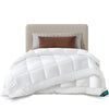 Couette 4 saisons doux 3 en 1 avec rembourrage polyester 500gsm 155x200cm blanc - vounat.shop