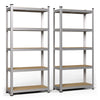 Lot de 2 Étagère Charge Lourde à 5 Niveaux 70x30x150cm - vounat.shop
