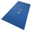 Bache piscine rectangulaire double couche en Polyethylene 160 gr/m2 avec filet ecoulement 5x10m Bleue - vounat.shop