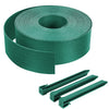 Bordure de jardin PE flexible 20M x 8 CM avec piquets vert - vounat.shop