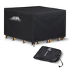 Housse salon de jardin bache de protection 420D 135x135x73cm noire - vounat.shop