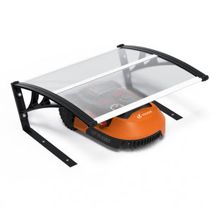 Garage de tondeuse robot Abri 82x80x46 cm Renfort Alu transparent - vounat.shop