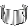 Barriere de securite Grande Version 3.6M 6 Panneaux noire - vounat.shop