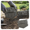 Lot de 175 pcs Bordure de jardin imitation pierre facile a installer 26.7m gris - vounat.shop