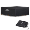 Housse salon de jardin bache de protection 420D 250x250x73cm noire - vounat.shop