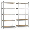 Lot de 2 Etagères de rangement charge lourde robuste à 5 niveaux 90x40x180cm - vounat.shop