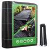 Toile de paillage contre les mauvaises herbes 25Mx1M avec 50 piquets Anti-UV 100g/m2 - vounat.shop